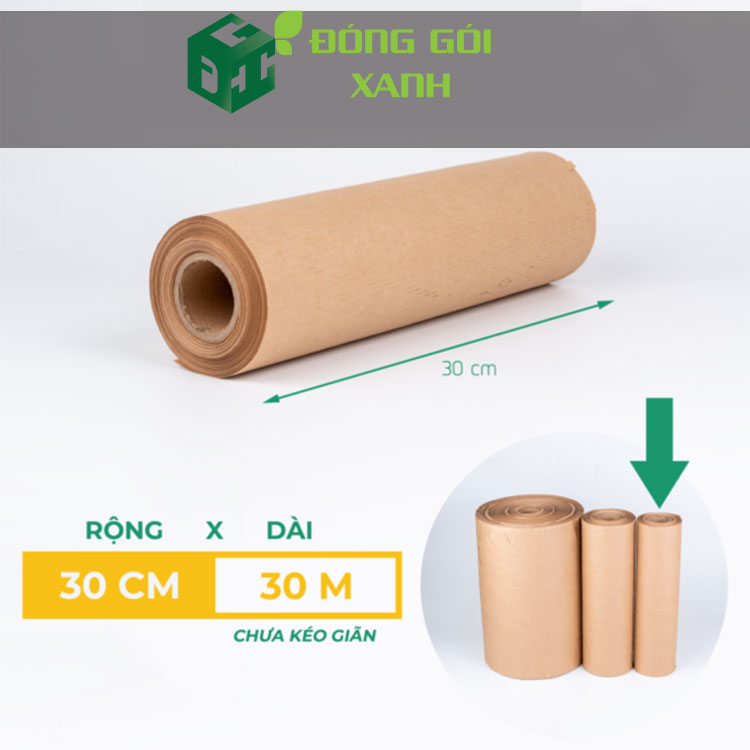 Giấy gói tổ ong Nâu kích thước 30cmx30m Giấy gói tổ ong Nâu kích thước 30cmx30m