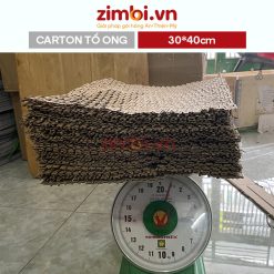 Tấm lót carton cắt tổ ong