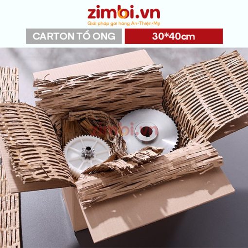 Tấm lót carton cắt tổ ong