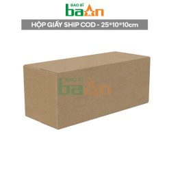 Hộp carton ship COD 25x10x10cm